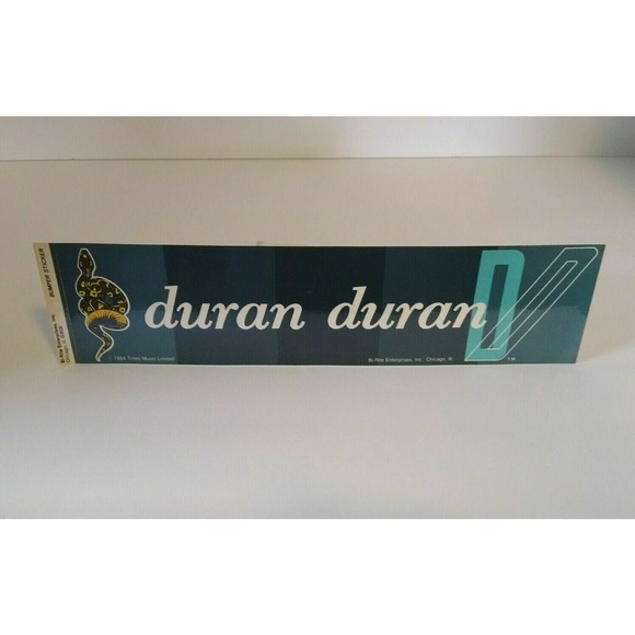 Duran Duran Bumper Sticker Union Of The Snake Original NOS Unused New Wave 1984 - Picture 3 of 5